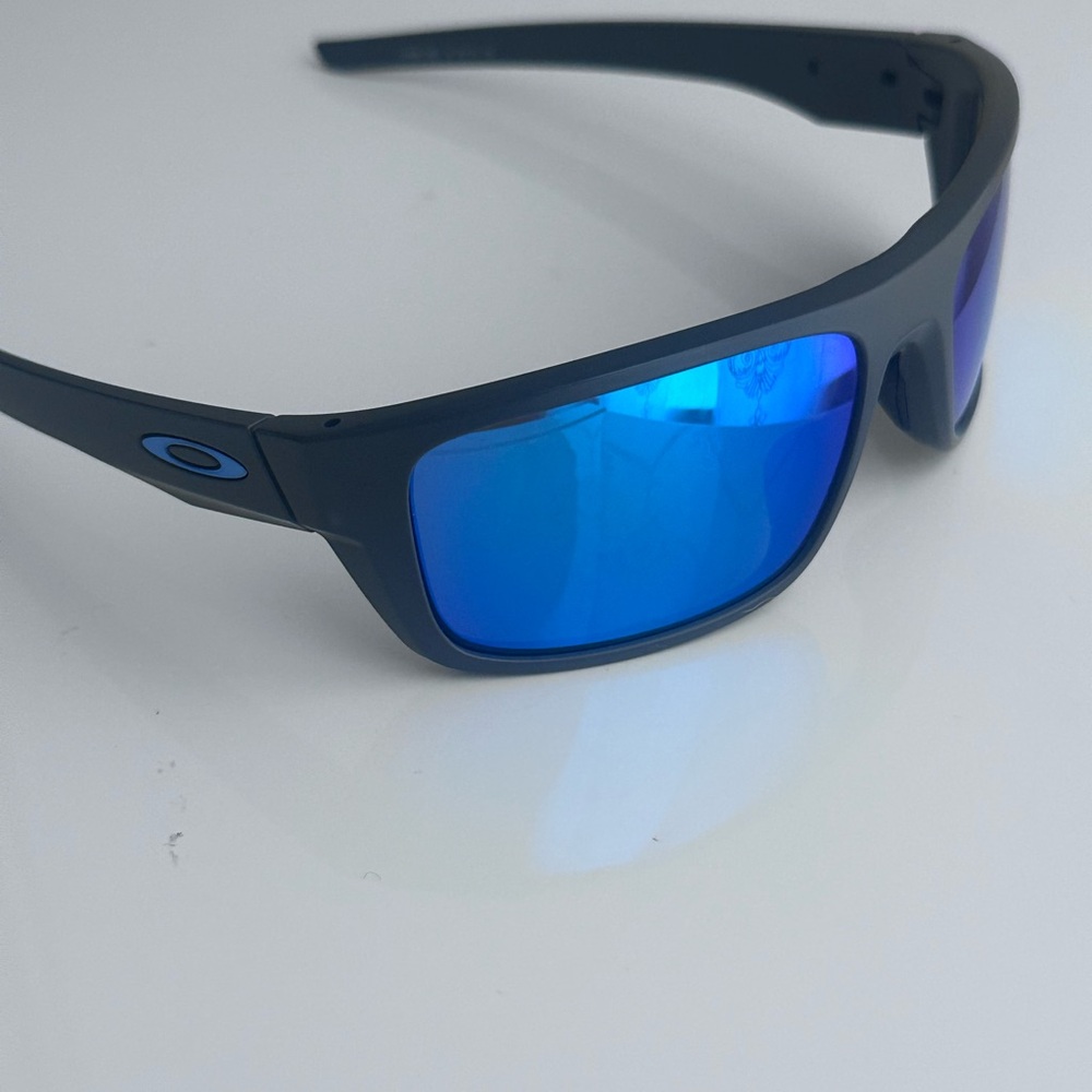 Oakley Black Sunglasses with Blue Lenses